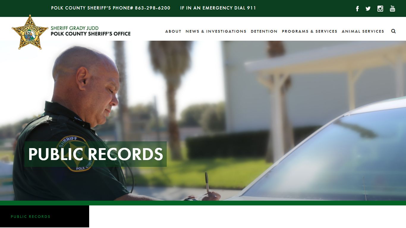 Public Records | Polk County Sheriff's Office - polksheriff.org